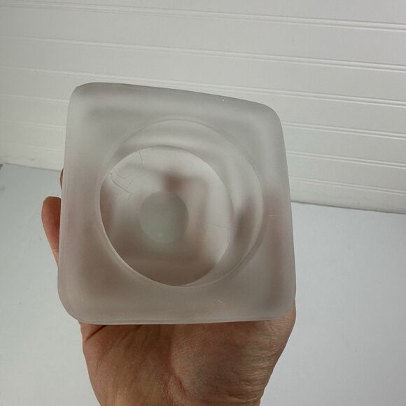 Frosted Satin Glass Aphrodite of Melos Statue Venus de Milo Bust Figurine 10" - Picture 8 of 10